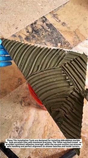 Tile Installation Tools for 600×600 Marble Tiles | Precision Corner & Bench Tiling