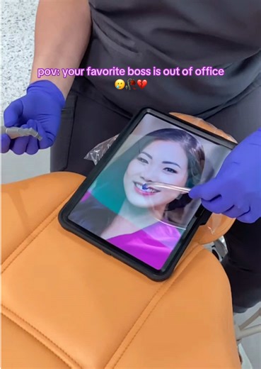 POV: she’s OOO but somehow still everywhere 😭😂 #bloomkidsdentist #pediatricdentistry #officepranks #murphytx #dentalhumor