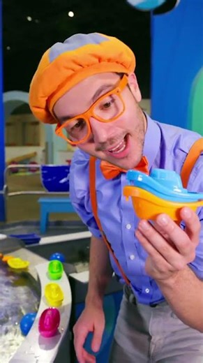 🌈🚤 Learn Boat Colors with Blippi! Splashy Water Fun! 💦🟣 #fun #blippi #learning