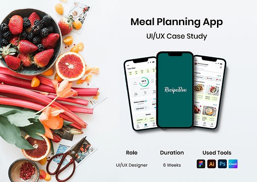 Recipe Box: Meal Planning App UI/UX Case Study - NI NA
