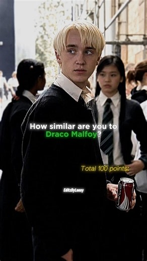 Let's see how similar you are to "Draco Malfoy" ✨💚 #dracomalfoy #harrypotter #harrypotteredit #fyp
