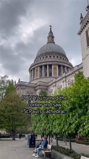 POV: You turned the corner and saw St Paul’s Cathedral 🇬🇧 #shorts#london #pov