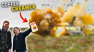 We test whether coffee creamer can really blow up cars