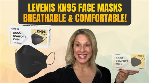 Watch LEVENIS KN95 Face Masks - Usage & Review on Amazon Live