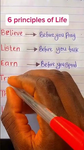 6 principles of Life