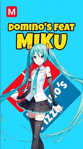 Hatsune Miku's Bizarre Domino's Ad