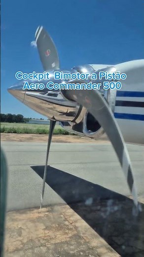 Cockpit Aero Commander 500 ‪@cmte.teixeira‬ #aerocommander #aviation #pilot #aviacaoexecutiva
