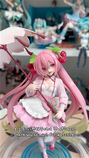 벚꽃 아래 미쿠 등장! 역대급 핑크 비주얼Pink Overload! Unboxing AMP Sakura Miku
