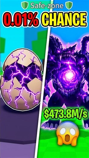 0.01% Chance Riftborn Spawned WORLD EATER at $473.8m/s! 😱🥚Steal an Egg #roblox #shorts #gaming