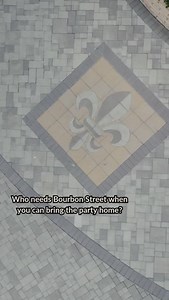 Laissez les bons temps rouler—on your driveway! ✨ This paver design brings the spirit of New Orleans right to your home. With bold colors, intricate patterns, and a touch of that Big Easy flair, your outdoor space is ready to party all year long.  Who’s ready to throw some confetti?   Tap the link in bio to see more designs that celebrate life’s festivities! #MardiGras #pavers #paverpatio #paverdriveway #neworleans | System Pavers | Facebook