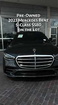 Pre-Owned 2023 Mercedes Benz S Class S580 on the lot!