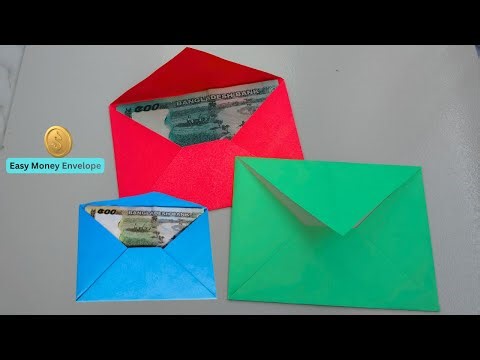 How to make Envelope With paper / Money Envelope/Diy Crafts/Maple Drawing Craft