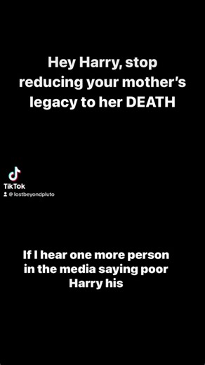 Somebody needs to tell Harry that his mother was more than just her death. #meghanmarkle #princeharry #princessdiana #royalfamily