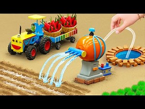 DIY Tractor making Next-gen High-tech Water Pump for farm | Science Project | HP Mini DIY Tractor