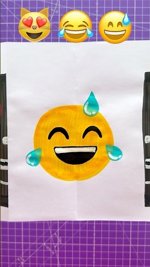 Funny & Cute Emoji Combo 😻😂😅 | Emoji Art #shorts