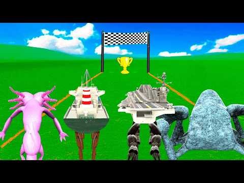 WHO IS THE FASTEST OF THE NEW GENERATION OF SEA MONSTERS? - Garry's Mod