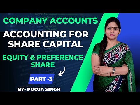 Equity Shares and Preference Shares | Meaning | Difference | Share Capital |Company Accounts | BBA