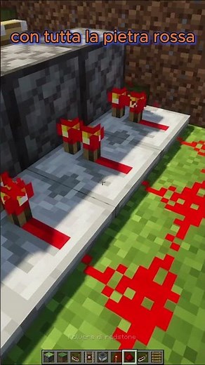 MINECRAFT ⛏ Come fare un PASSAGGIO SEGRETO INVISIBILE sotto terra - TUTORIAL #shorts