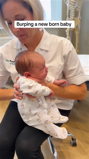 3.3M views · 2.1K reactions | Air bubbles travel upwards in straight lines, so it’s always best when burping a newborn baby to keep length and movement at the heart of whichever position you choose to burp baby in. Here Lucy of @dorsetosteopath demonstrates some of the best positions for helping a newborn baby to bring up their wind. #newbornbaby | The Enchanted Nanny | Facebook