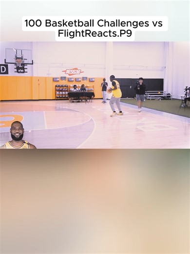 Intense Basketball Challenges Against FlightReacts