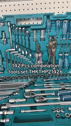 ✨TOOLS UTOPIA✨ 142 Pcs Combination Tools Set Include： 1/2