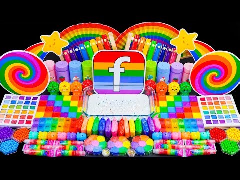 🌟 FACEBOOK COLOR SLIME MIXING 🌈1 Hour Super Satisfying ASMR | Coco Slime