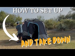 How To Set Up and Take Down The Ozark Trail 6 Person Cabin Tent