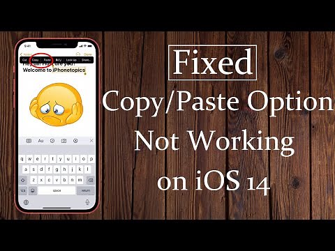 How to Fix Copy/Paste Option Not Working after iOS 14 Update