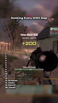 Ranking every MW2 Map Part 1 #callofduty #nostalgia