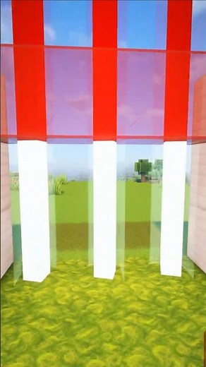 Minecraft Holographic Laser Door Redstone Tutorial 🚪🛡️ | Quick Security Entrance for a Modern Base!