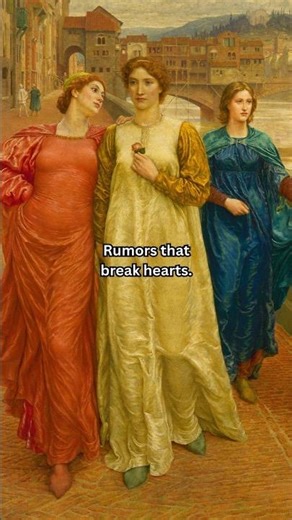 "Dante and Beatrice" (1882) by Henry Holiday #art #painting #history