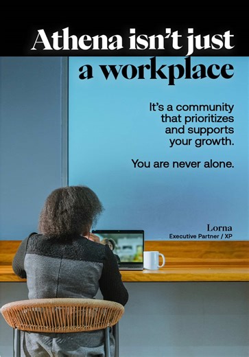 Athena isn’t just a workplace - it’s a community that’s got your back. From hands-on support from trainers and leaders to platforms that help you keep learning, you’re never alone on this journey. Lorna shares how working with top executives has helped her grow, gain lifelong skills, and see a future here. The training is tough, but the growth? Worth it. Join us at https://bit.ly/AthenaJobsLKT
