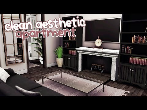 clean aesthetic apartment // the sims 3 speed build
