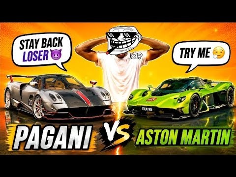 PAGANI Vs ASTON MARTIN 🤯💀| Ultimate Comparison and EndIs Unexpected 💪🏼|#pagani #astonmartin #testing