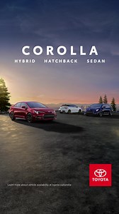 Whether you’re in the Corolla Hybrid, Hatchback, or Sedan, every moment is a chance to create something special. | Toyota Canada