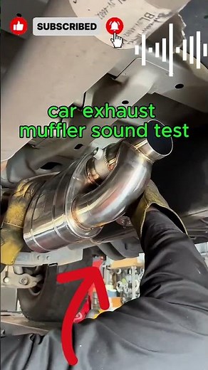 car exhaust muffler sound test #automobile #automotivetools