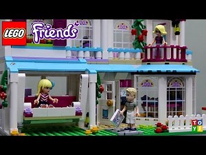 UNBOXING & BUILDING: LEGO STEPHANIE'S House 41314 Toy video for Kids GIRLS PLAY Video