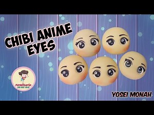Anime Eyes Tutorial 🍄 Chibi Eyes Tutorial 🍄 Airdry Clay