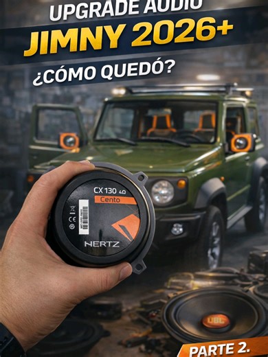 • Upgrade de #Audio en este #SuzukiJimny el cual se transformó en uno de los vehículos que más nos ha visitado en este verano 2026 ¿La razón? una mejora urgente a los parlantes originales que trae. ¿Resultado? en el vídeo. www.miamicenter.cl
