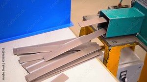 Manufacture of plastic for windows from recycled materials. Factory of plastic windows.