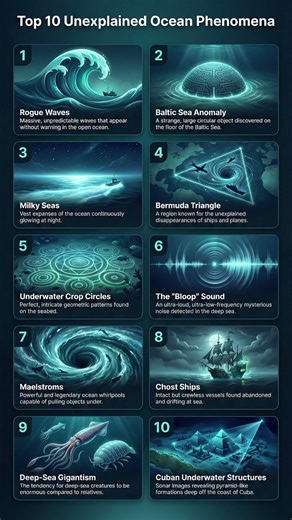 Top 10 Unexplained Ocean Phenomena