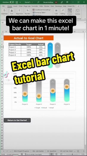 Personnaliser un tableau en barres Excel avec Canva
