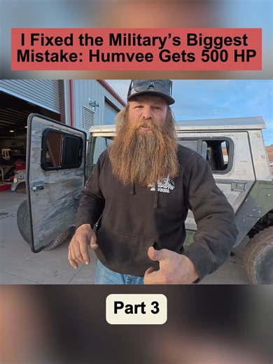 I Fixed the Military’s Biggest Mistake: Humvee Gets 500 HP#murphysdiesel #cars