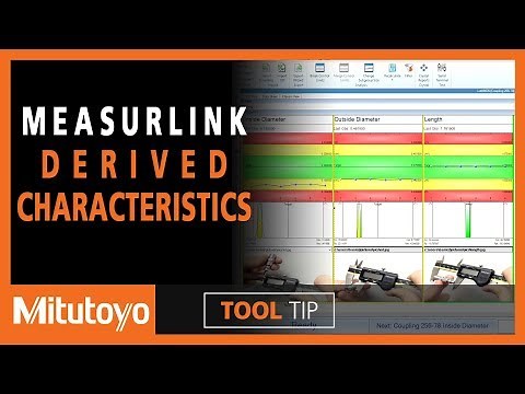 Measurlink Mitutoyo - Derived Characteristics in MeasurLink Data Collection