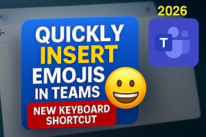 Learn the quickest way to insert emojis in Microsoft Teams using the...