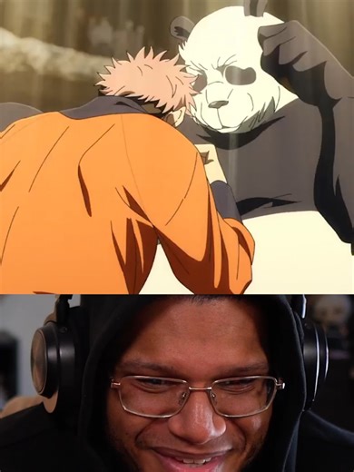 ITADORI VS PANDA!!!! #anime #animetiktok #jujutsukaisen #jjk #itadoriyuuji #gojo #reaction #viral #fyp #fypシ
