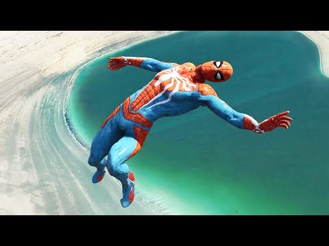 GTA 5 Ragdolls SPIDERMAN Jumps/Fails (Euphoria Physics) Ep.7 #GTA5