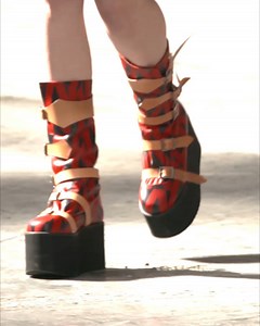 The cult shoe brand Buffalo & #VivienneWestwood have come together to create 2 exclusive styles; the Pirate Boot Platform & the Connected Sandal Platform, which combine iconic elements from both brands archives #VivienneWestwoodXBuffalo Shop here http://bit.ly/VWxBuffalo | Vivienne Westwood
