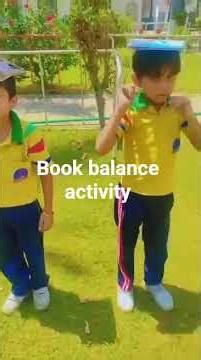 Book balance activity by class 1st & 2nd in NJSS School under guidance Pooja vats mam #smallclasses