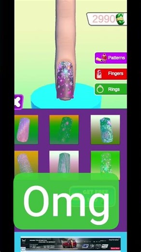 NOOB vs PRO vs HACKER in Nail Stack!#gaming #nailpolishgame #nailcare #nailpolish